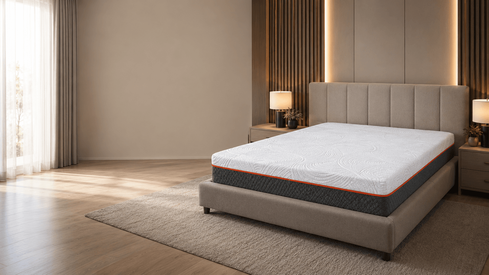 Matelas TORINO SoftSleep dans une chambre premium